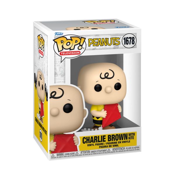 FUNKO POP PEANUTS Charlie Brown with Kite 1678 In box (11x16cm) …x6…X36
